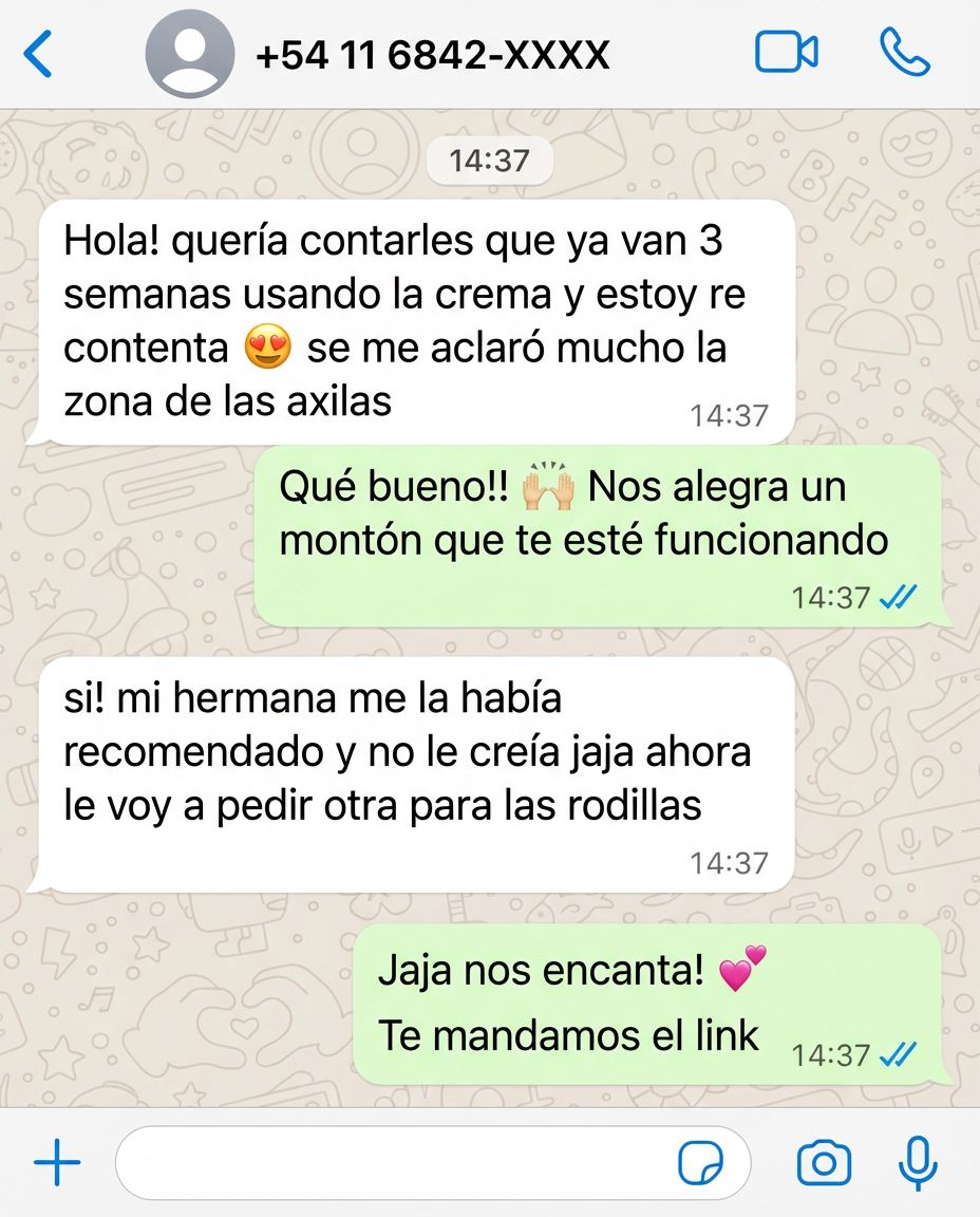 WhatsApp - recompra axilas